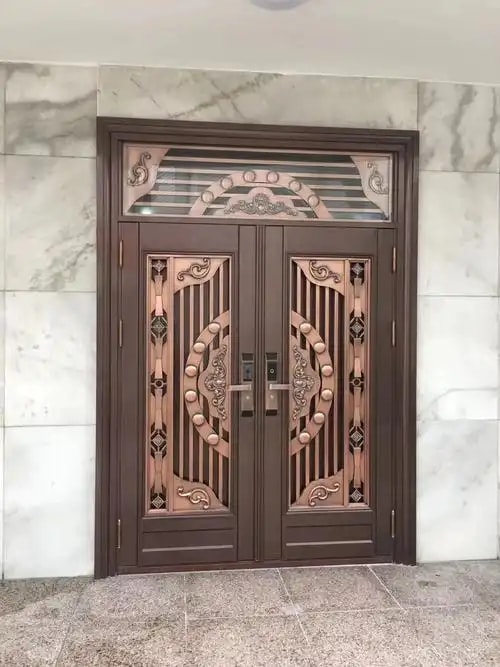 仿铜不锈钢防盗门