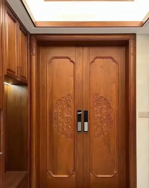 原木榫卯室内门