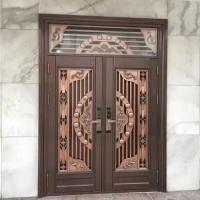 仿铜不锈钢防盗门